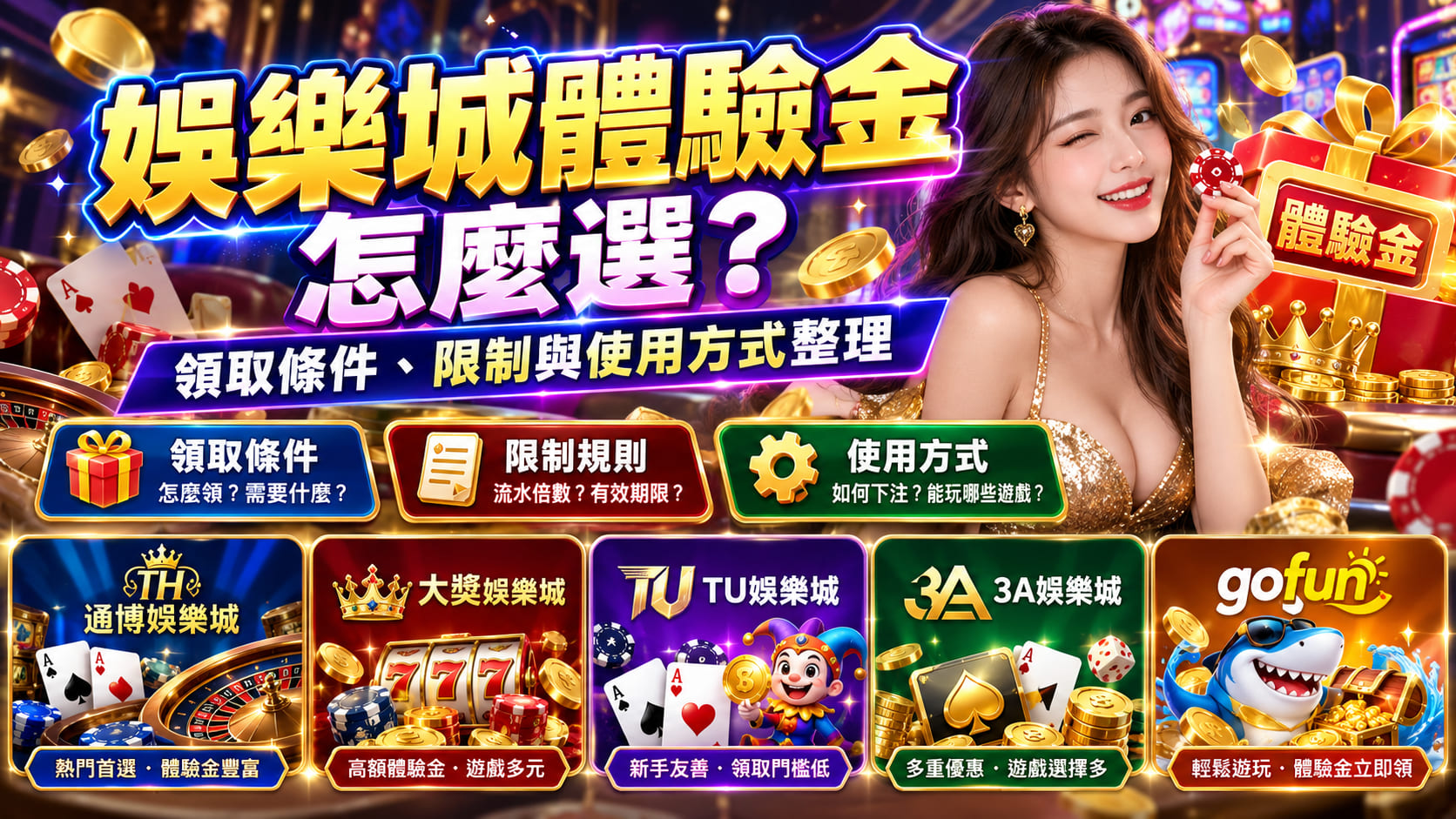 各檔限時試玩優惠隨時更新，即刻進入站點掌握第一手專屬回饋。